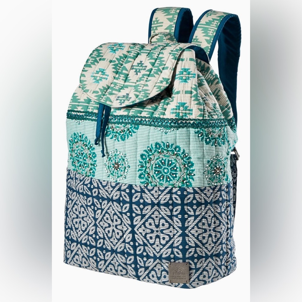 Prana - Bhakti Backpack | Beautiful Patchwork Embroidery & Beaded Detail - Boho